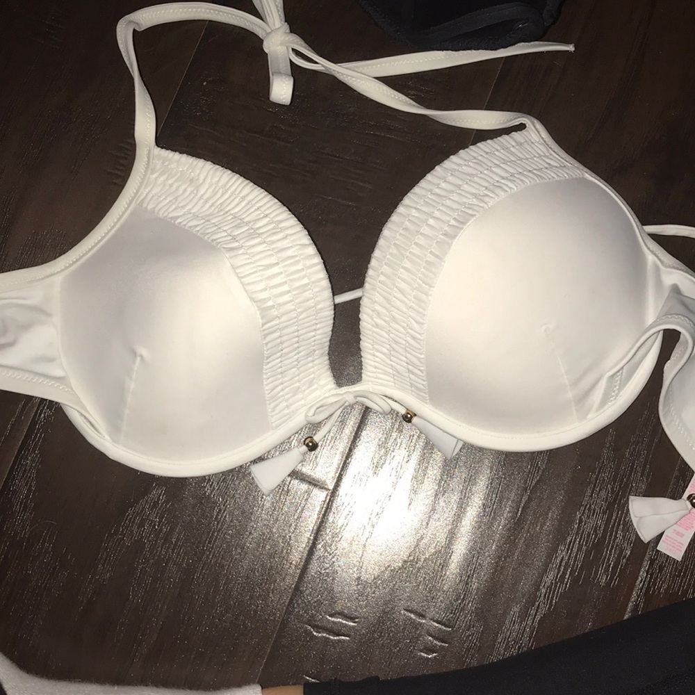 White bikini top VS